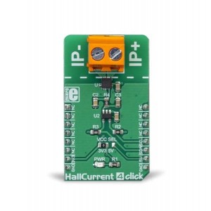 MIKROE-3308, Инструменты разработки датчика тока Hall Current 4 Click