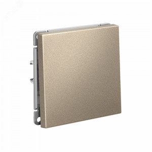 ARTGALLERY 1-клавишный ВЫКЛЮЧАТЕЛЬ, 10АХ, механизм, быстрозажимные клеммы, ШАМПАНЬ GAL000511S