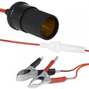 TD-61, Гнездо прикуривателя 12 В с кабелем и зажимами типа Крокодил