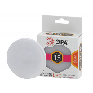 Лампочка светодиодная GX53 15Вт таблетка теплый белый свет LM Б0062266