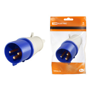 Вилка 023 2Р+РЕ 32А 220В IP44 SQ0601-0004