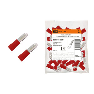 Разъем РшИп 1,25-4 штекер (папа) (100шт) SQ0505-0004