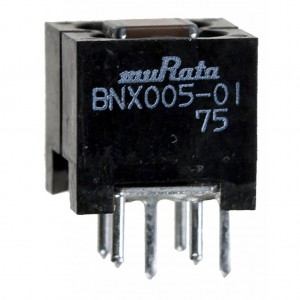 BNX005-01, EMI фильтр индуктивно-емкостной 15A 50VDC Automotive T/R, выводной