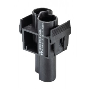 Розеточная контактная вставка 78.006.0253.0, Розеточная контактная вставка, обжимная фиксация, 2 полюса, типоразмер FLEX, 1000V, 120A, (обжимные контакты поставляются отдельно)