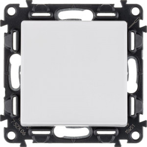 Переключатель 1-кл. СП Valena Life 10А IP20 250В 10AX с лицев. панелью безвинтов. зажимы механизм бел. Leg 752406