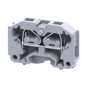 Проходная клемма (MINI) CM2.5S, Проходная клемма, MINI, боковой подвод кабеля, 2 точки подключения, тип фиксации провода: пружинный, номинальное сечение: 2,5 мм кв., 24A, 500V, ширина: 6 мм, цвет: серый, тип монтажа: на панель