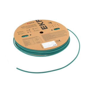 Термоусаживаемая трубка ТУТ нг 6/3 зелёная рулон PROxima tut-6-j