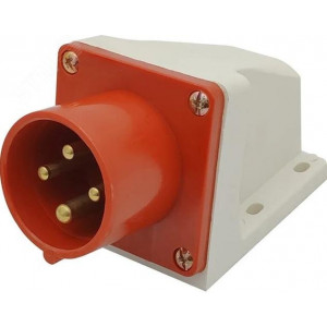 ВИЛКА СТАЦИОНАРНАЯ AM-514 16A 380V~415V, ВИЛКА СТАЦИОНАРНАЯ AM-514 16A 380V~415V 3P+E IP44 (ANDELI)