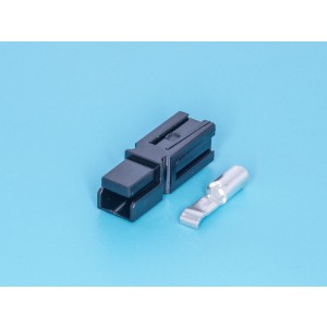 XBMC1S-2AG-BK, Разъем модульный для аккумуляторной батареи (черный) 30А, (корпус + 1 контакт 16-12AWG)