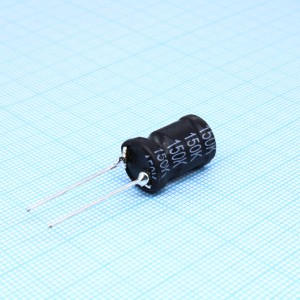 LGB-X1016-150K, Радиальная индуктивность 15uH 6.5A 31mOhm DCR p=6.5mm