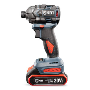 Винтоверт SB-20-230 серия ПРОФИ, Винтоверт ударный аккумуляторный 20V бесщеточный с быстрозажимным патроном 1/4 НЕХ, 2 аккумуляторные батареи: Li-ion, 20 В/2Ач, з/у