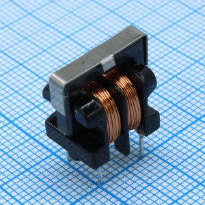 FWCMUU09V303N, EMI-фильтр выводной 17.5*12*17мм (4 вывода 8*7мм, 2х секц.), 30000мкГн, 3Ом