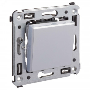 Переключатель одноклавишный в стену, 