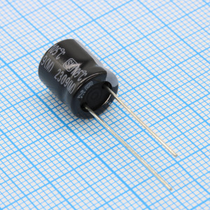 SK010M102G13PKKKS00R, Конденсатор алюминиевый электролитический 1000мкФ 10В ±20% (10х13мм) радиальный 5мм 586мА 2000час 105°C россыпь