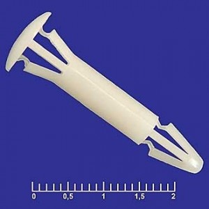 RCD-19, Стойка нейлоновая для печатной платы с защелками, высота распорки 19мм, 2 уровня фиксации