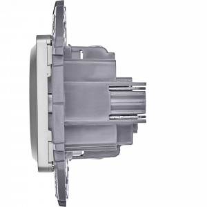 Розетка 1-м СП Inspiria 16А IP20 250В 2P+E немецк. стандарт механизм алюм. Leg 673722