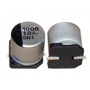 AVS108M10G24T-F, Алюминиевые электролитические конденсаторы для поверхностного монтажа 10V 1000uF AEC-Q200