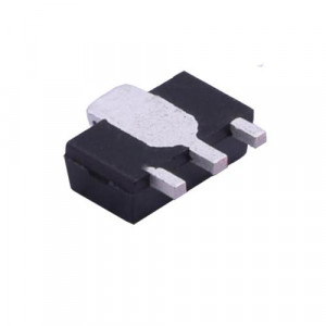 BCX56-16Q, Корпус SOT89, Транзистор биполярный NPN, Р=500 мВт, Uкэ.макс. 80 В, Напряжение падения КЭ в открытом состоянии 500 мВ, Ток коллектора 1 А, Граничная частота 130 МГц, Коэффициент усиления по току, min 100, Коэффициент усиления по току, max 250