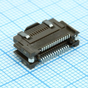 536270374, Межплатный соединитель с мезонином 30 контактов шаг 0.635мм ширина 5.2мм