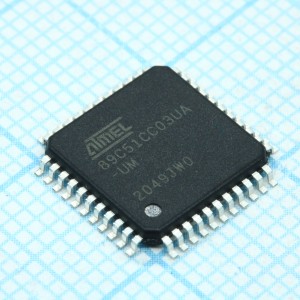 AT89C51CC03UA-RLTUM, Микроконтроллер 8-бит 64кБ Флэш-память 44VQFP