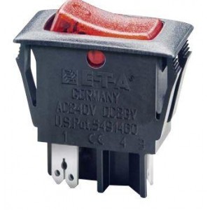 1410-F110-P1F1-W14QB3-3.15A, Автоматические выключатели Thermal circuit breaker for snap-in panel mounting, rocker operated, fast acting