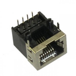 TJ11-8P8 СЕТЕВАЯ РОЗЕТКА, Разъем RJ TJ11-8P8 cетевая розетка, под пайку