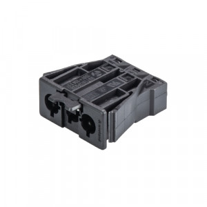 Вилочный разъем в панель GST18i3F S2 R V WS, Вилочный разъем в панель, 3 полюса, пружинная фиксация, толщина панели 0,5-1,5 мм номинальное напряжение: 250V, номинальный ток: 20A, цвет: черный, серия gesis GST18i3