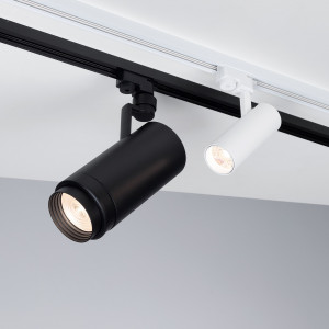 Светильник LGD-ZEUS-2TR-R67-10W Day4000 (BK, 20-60 deg, 230V) 025940(1), Светильник подвесной для треков/шин 2 провода, 10Вт. Цвет свечения ДНЕВНОЙ 4000K, световой поток 800-1000лм, регулируемый угол 20-60°, CRI>90. Корпус круглый, металл, цвет черный. Размеры DxHxL O67x180x155мм. Входное напряжение AC220-240V, мощность 10Вт.