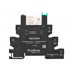 Релейный модуль 1CO, 6A, 60В DC, push-in зажим SSL1PRFU