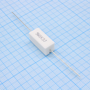 SQP5001K3JBP, Резистор керамический цементный аксиальный (SQP) 5Вт 1.3кОм ±5%