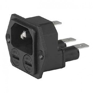 4707.0003, AC Power Entry Modules FUSE CARRIER 10A FOR 4707.2000