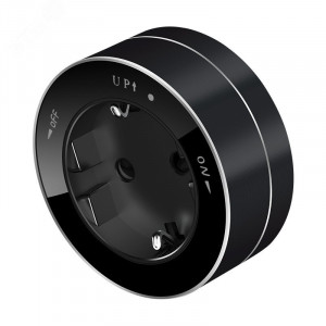 MultiTrack Розетка 2К+З круглая 16А/250В Антрацит MTK13001B