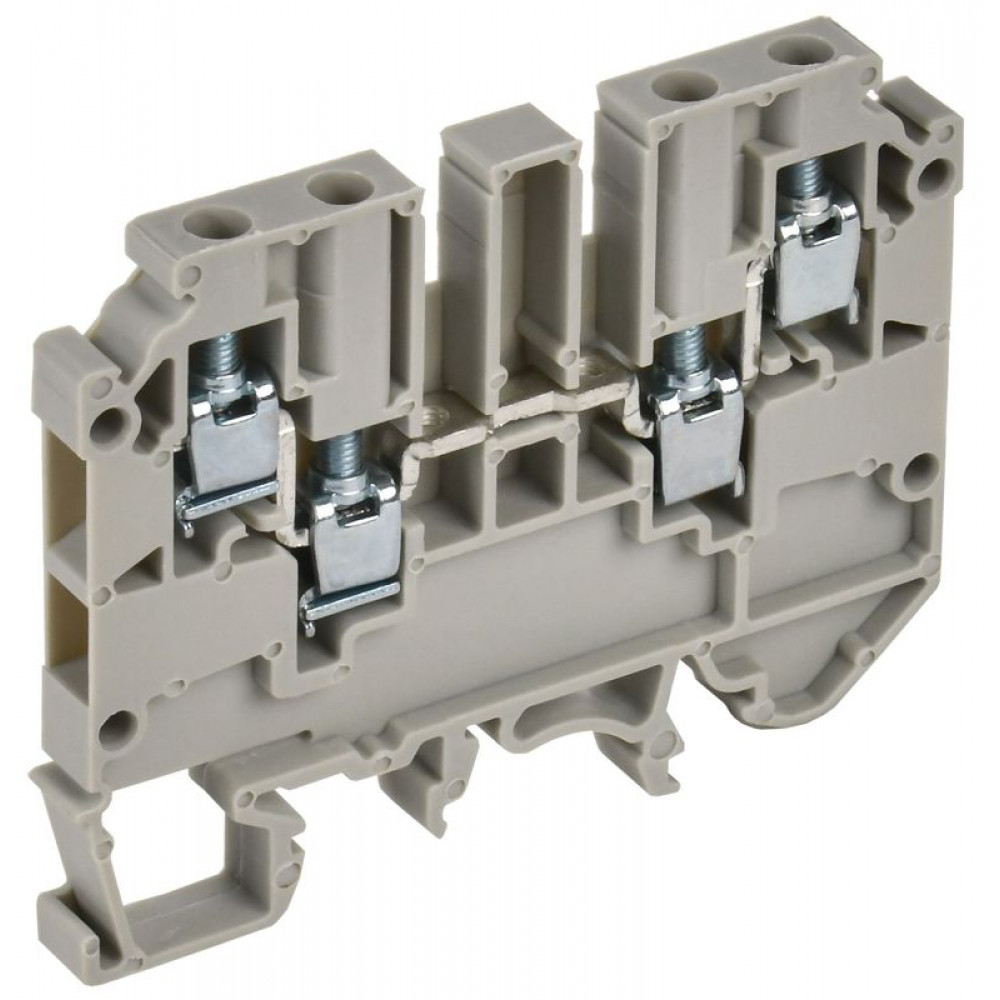 Изображение товара Клеммная колодка IEK YCT12-00-4-K03-004 4 контакта, Серая Изображение товара Клеммная колодка IEK YCT12-00-4-K03-004 4 контакта, Серая