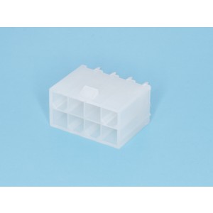 MF-8MA, Разъем питания (с контактами) Mini-Fit, 8pin, вилка на плату прямая, шаг 4,2мм