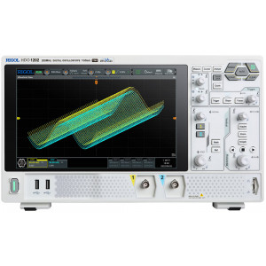 DHO1202, Запоминающий, 2-х канальный, цифровой осциллограф реального времени, с полосой пропускания до 200 МГц.