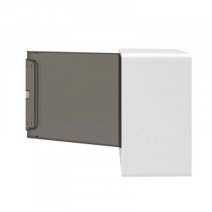 Щит 8 мод настенный, белый, с тонированной дверцей, с 1 шиной PEN на 8 отв. F08W1WD