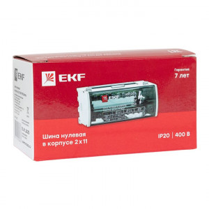 Шина нулевая в корпусе 2х11 sn0-2x11