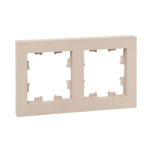 2 - местная рамка, кремовая, пластик Эпика EKF UP1-FPI-02
