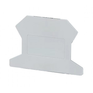 Боковая крышка G-JUK1-2.5/4-GY, Крышка боковая, для клемм JUK1-2.5/4, цвет: серый