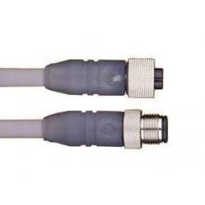 AW0800103 SL355, Кабели для датчиков / Кабели для приводов 24AWG 08 POLE SLATE 0.6M M12-A FEMALE