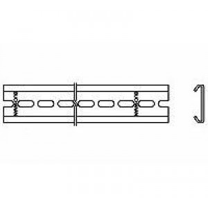 9-1437381-9, Комплектующие для клеммных колодок MOUNTING CHANNEL
