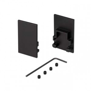 Заглушка SL-COMFORT-2542 BLACK глухая 031773, Пара заглушек (без отверстия) для профиля SL-COMFORT-2542 BLACK. В комплекте 2 заглушки, 4 винта, шестигранный ключ. Цена за комплект.