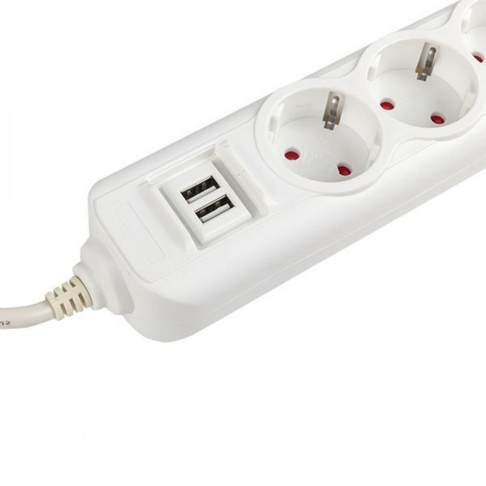 Изображение товара Удлинитель Эксперт 4 гнезда 5м USB 2,1А EKF UBA16-2USB-4-05i Изображение товара Удлинитель Эксперт 4 гнезда 5м USB 2,1А EKF UBA16-2USB-4-05i
