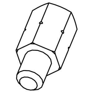 09670009974, Инструменты и аппаратное оборудование D-Sub  FEMALE SCREW LOCKS 4-40 THREAD 11MM