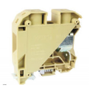 Проходная клемма USK-70, Проходная клемма, тип фиксации провода: винтовой, номинальное сечение: 70 мм кв., 192A, 1000V, ширина: 20,6 мм, цвет: бежевый, тип монтажа: DIN35