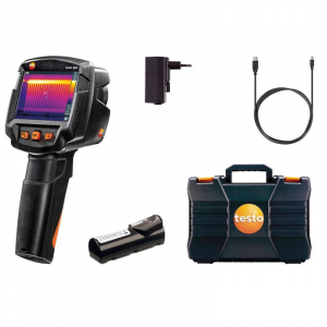 Testo 865, Тепловизор -20°C...+280°C, TFT 3.5" 320х240, разрешение матрицы 160 x 120px, аккумулятор, зарядка USB microB, сохранение данных на внутреннюю память 2.8Gb