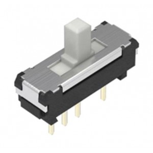 SSSS919800, Переключатель движковый вертикальный (ON-ON-ON), 0.1A 12VDC, высота движка 4мм, 10000циклов