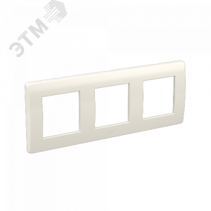Рамка на 2+2+2 модуля (трехместная), белая, RAL9010 75013W