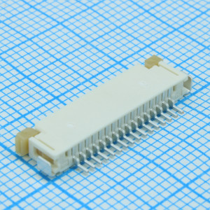522071660, Разъем FFC/FPC 16 контактов шаг 1мм угловой SMD лента на катушке