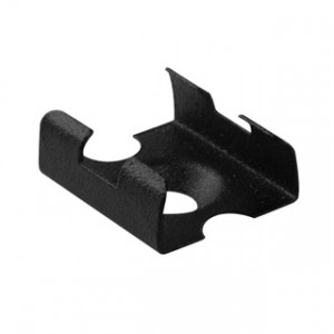 Крепеж монтажный MIC-PDS-BLACK сталь 025933, Монтажный крепеж из окрашенной стали для углового профиля MIC, PDS. Цвет - ЧЕРНЫЙ. Крепление на поверхность и для соединения профилей между собой.